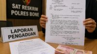 Ketgam: Ilustrasi dokumen surat perjanjian dan surat pemberitahuan perkembangan hasil penyelidikan (SP2HP) terkait dugaan penipuan dan penggelapan uang Rp30 juta yang masih ditangani Satreskrim Polres Bone. Foto: Ilustrasi/AI